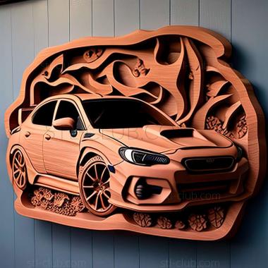 3D модель Subaru Impreza WRX STI (STL)